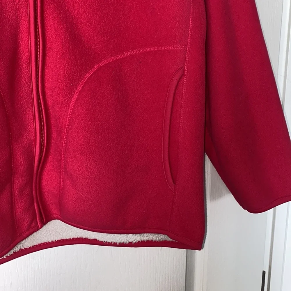 White Sierra  Pink Fuzzy Sweater/ Jacket - Picture 10 of 14